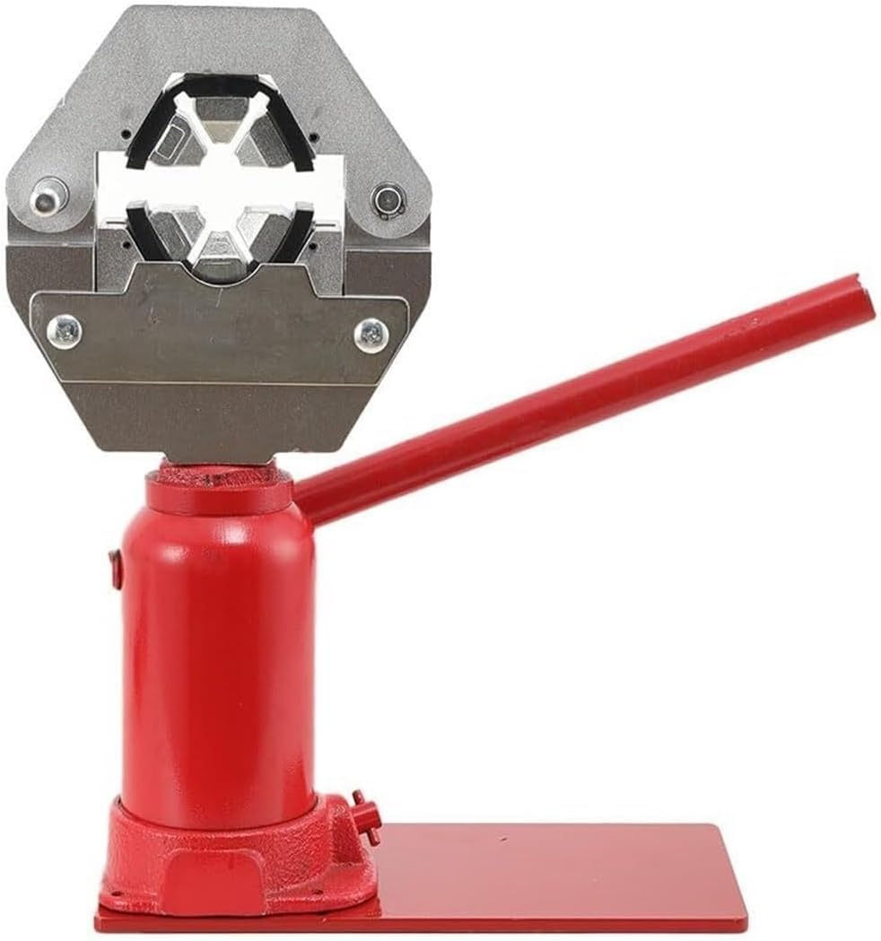 Prensadora hidráulica manual para conexiones de manguera, herramienta 7T de escritorio de 6,5 a 20 mm para mangueras pulverizadoras de alta presión en aplicaciones agrícolas