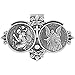 Catholic Visor Clip for Protection While Driving (Saint Christopher / Guardian Angel)