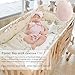 KUICEO Reborn Baby Dolls That Lifelike -18.5 inch Full Body Silicone Sleeping Baby Girl Handmade Face Realistic Body Details for Children Gift