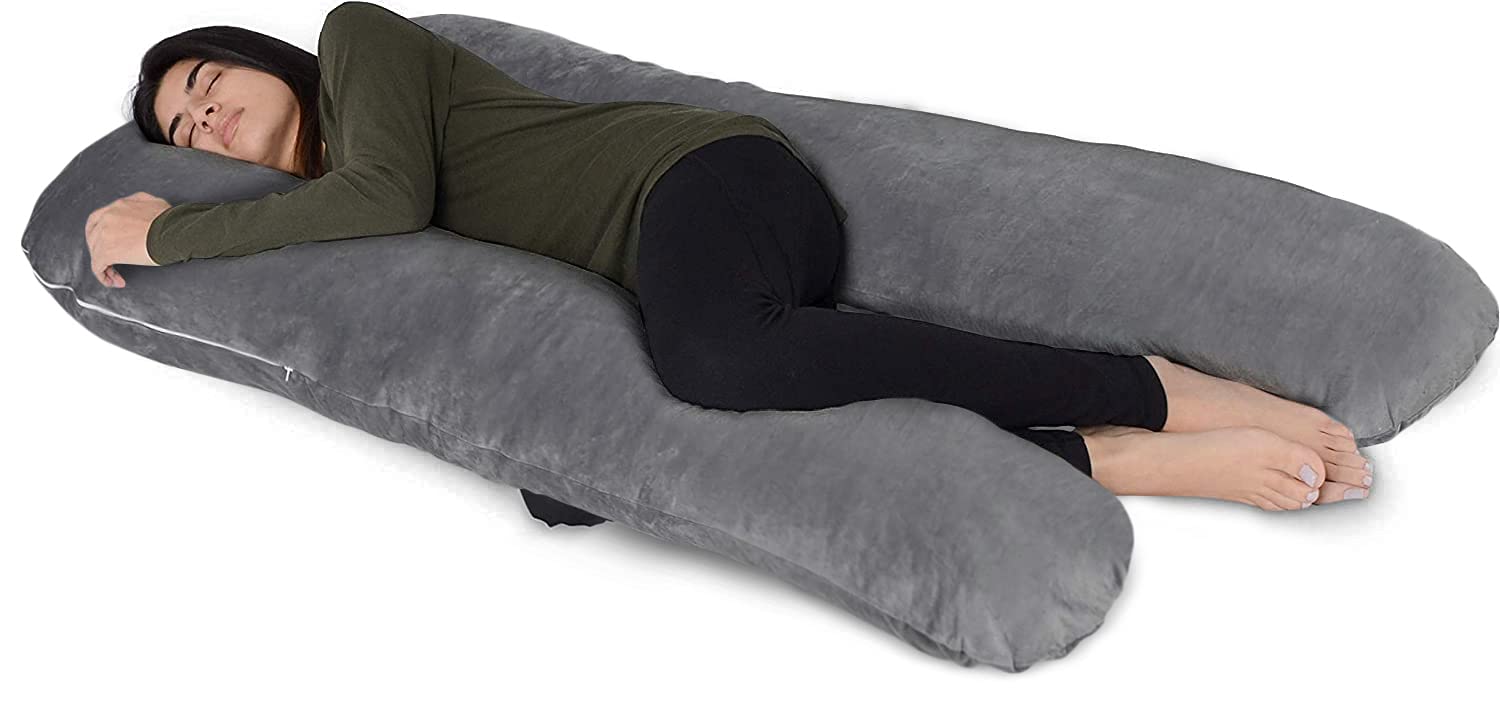 Milliard Pregnancy Pillow, U Shaped Full Body Pillow Memory Foam
