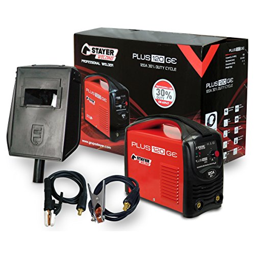 STAYER 1.1069 - INVERTER MMA Soldadura por Electrodo 30% 120A 2.5-3.25mm 3kg KVA2-4 PLUS...