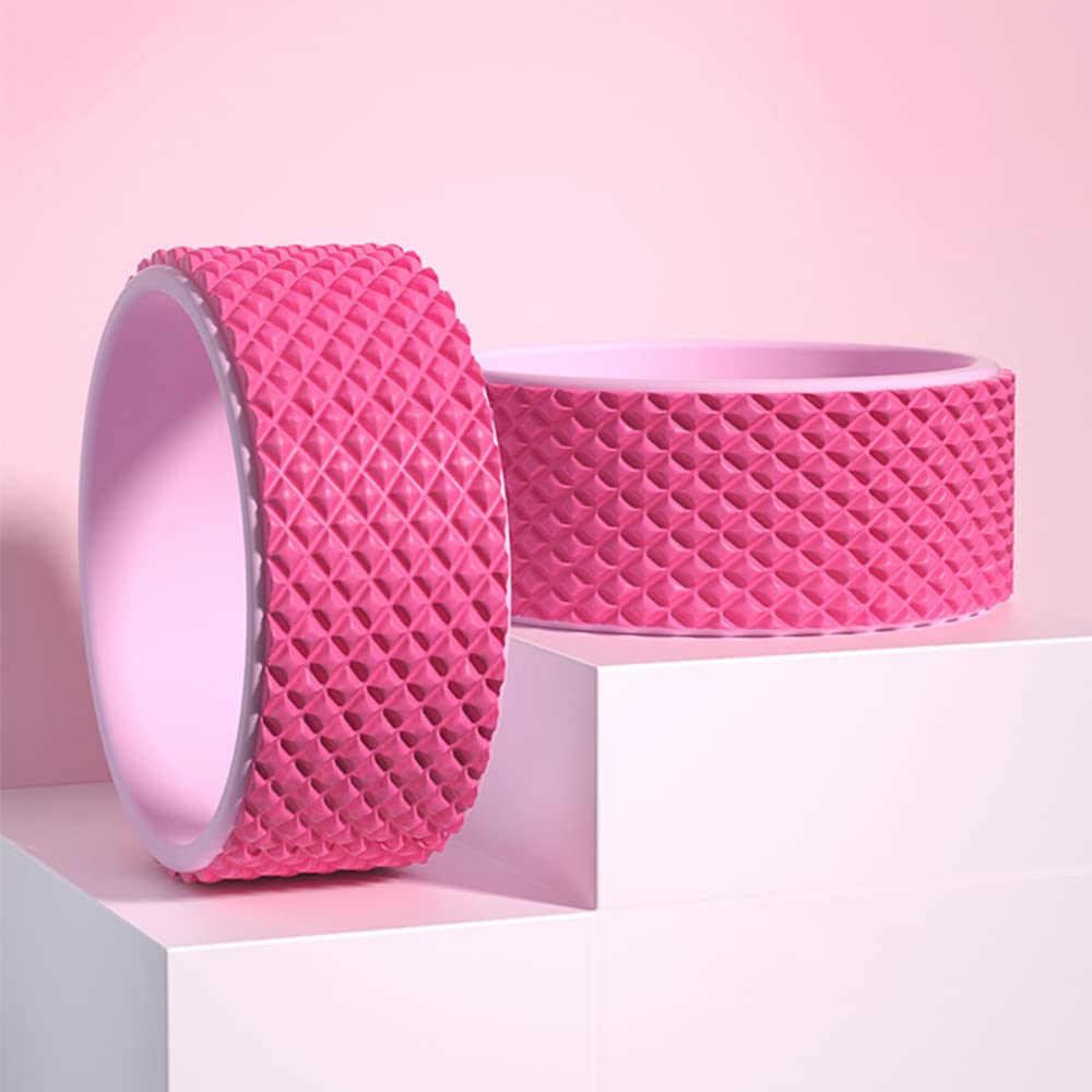 3D Ruota Yoga Pilates Rullo Corpo in Schiuma Cerchi Punto Massaggio per Stretching Bend Schiena E Rullo Massaggio Fitness