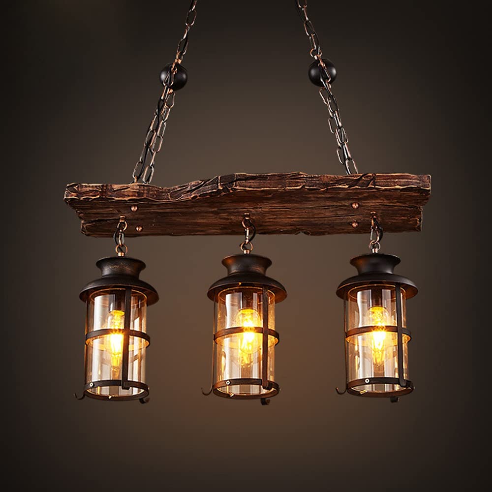Éclairage suspendu vintage 3 lampes pour optimiser la luminosité de votre cuisine