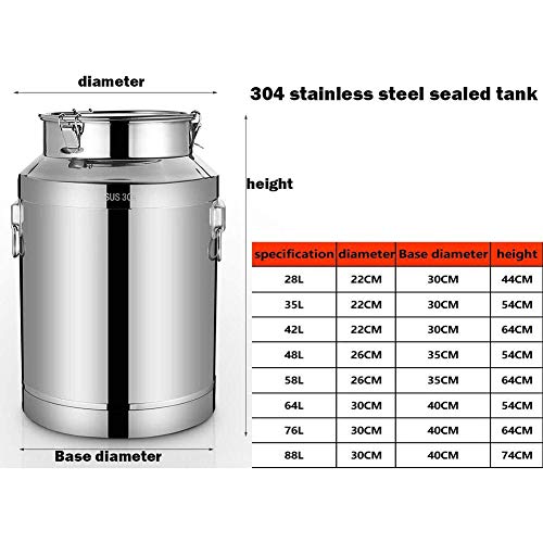 Baril de fermentation en acier inoxydable de 42 L robuste et hermétique - 7