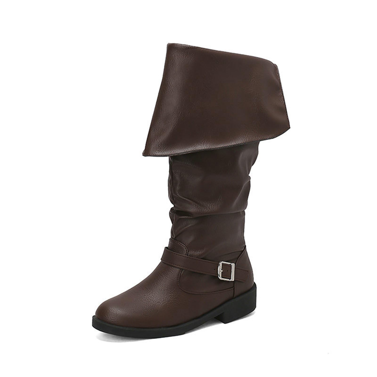 Mujeres Botas Altas Rodillas Botas De Montar De Vaquero De Invierno De Otoño