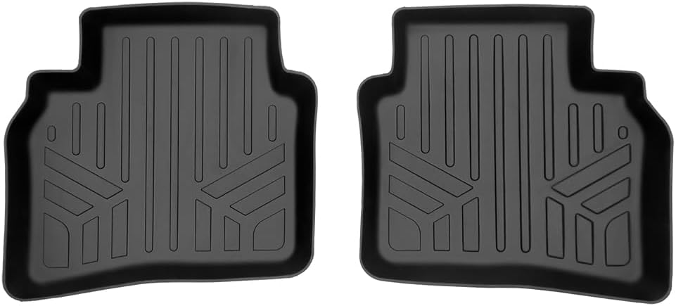 SMARTLINER Custom Fit All Weather 2 Row Floor Mat Liner Set Compatible with 2021-2023 Buick Envision