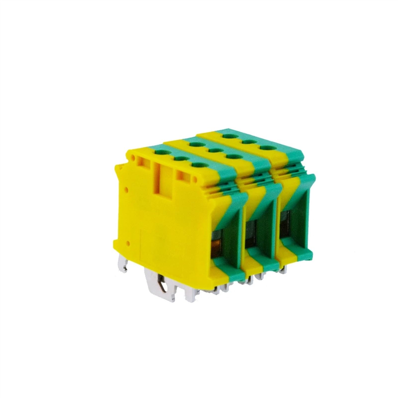 1 Piece PE Din Rail Terminal Blocks Ground UISLKG-35 Earth Universal Class Connector Screw Terminal Block UISLKG35