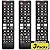 3 Pack Remote for All Samsung TV Remote, Replacement Compatible with All Samsung Smart TVs, LCD, LED, 3D, HDTV, Series TVs