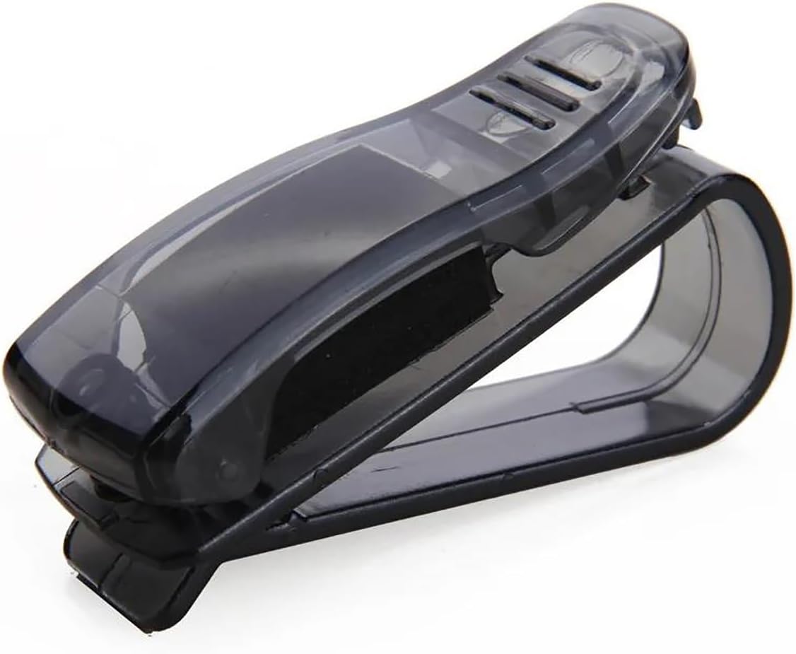 Sunglass Holder Universal Car Auto Sun Visor Glasses Box Sunglasses Clip Card Ticket Holder Stand Fastener Pen Case Eyeglasses Car Accessories Car Sunglasses Holder