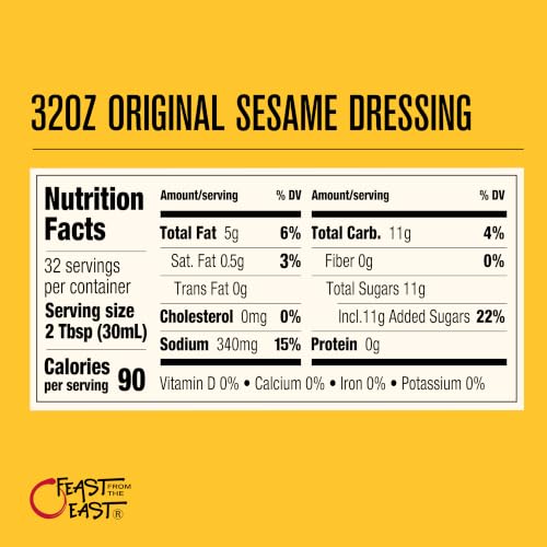 Image of Feast From The East Feast From The East All Natural Sesame Salad Dressing -