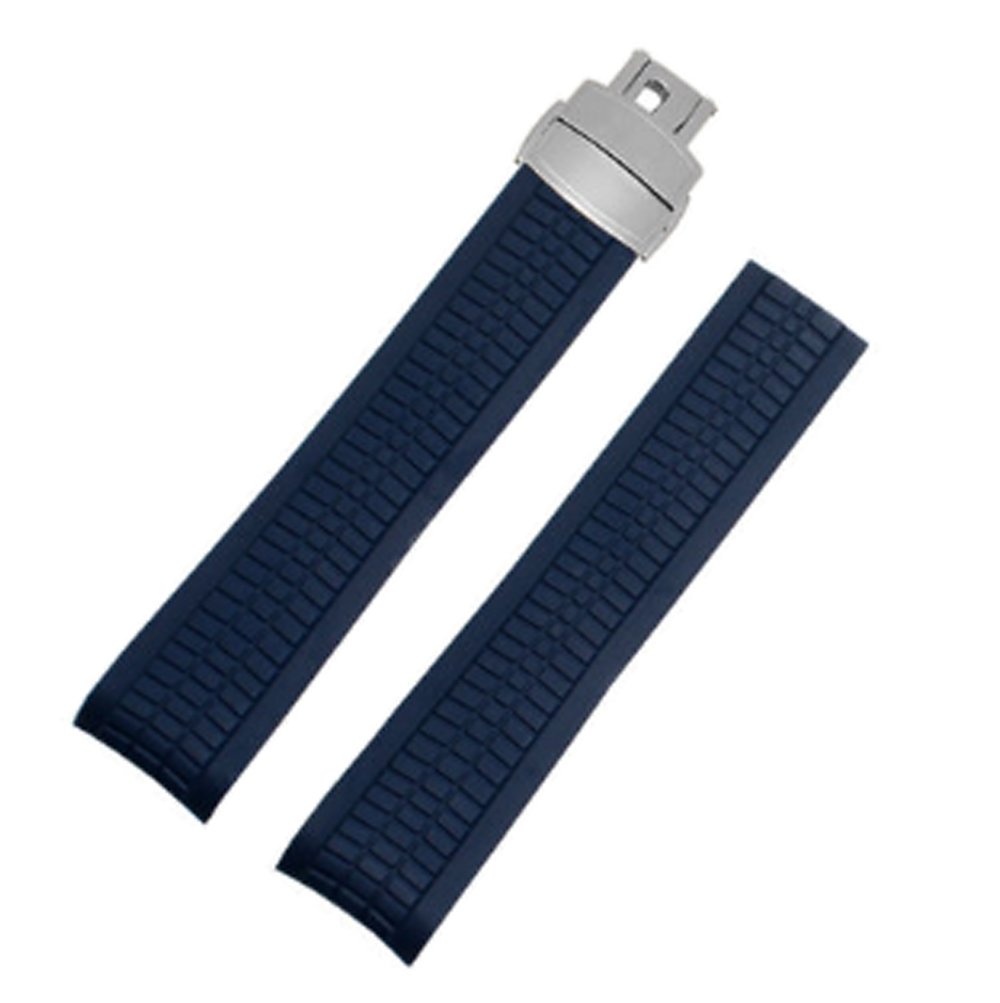 Bracelet Caoutchouc Blanc Pour Patek Philippe Aquanaut 5065A - Largeur 19 Mm, Longueur 16 Mm - Occasion