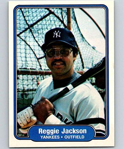 1982 Fleer #39 Reggie Jackson NM+ New York Yankees Baseball