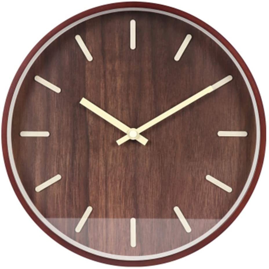 Horloge murale de mode rurale en bois pour habiller un mur vide avec style