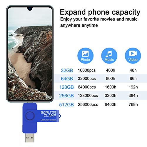Clé USB 3.0 OTG 128 Go double connecteur Micro USB et USB pour smartphone et PC - 3