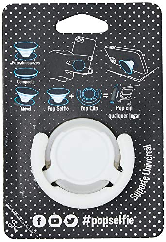 Apoio para celular - Pop Selfie - Original Unicórnio Ps245, Pop Selfie, 151492, Branco