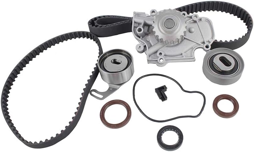 DNJ TBK219WP Timing Belt Kit with Water Pump for 1990-1997 Honda, Isuzu Accord, Oasis, Odyssey 2.2L L4 16V SOHC 2156cc