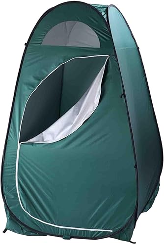 Tienda de campaña de privacidad con ventana de gasa, bolsa de almacenamiento, cuerda para colgar y tendedero, tienda de campaña portátil para