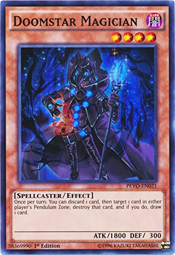 Sinoeem Doomstar Magician - PEVO-EN021 - Super Rare - 1st Edition - Pendulum Evolution (1st Edition)