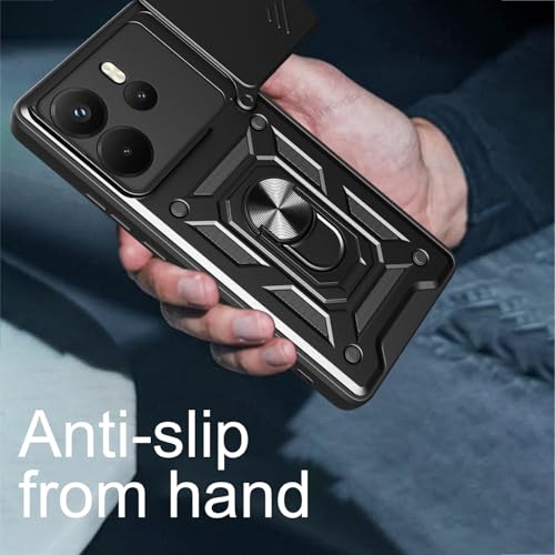 Coque Xiaomi Redmi Note 14 4G contre rayures avec cache caméra coulissant