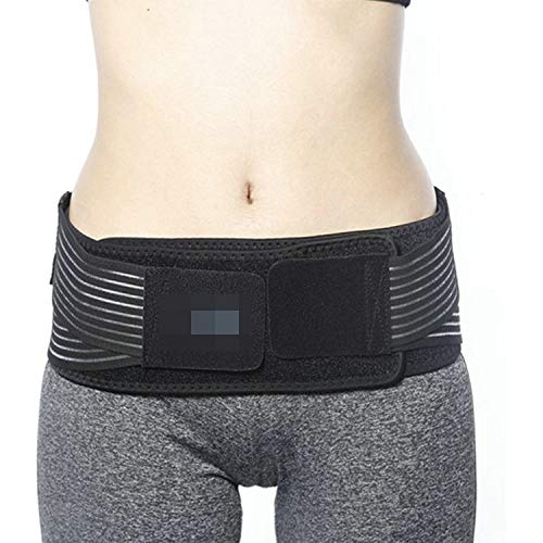 Faja Sacroilíaca para Cintura Mediana Ajustable Negra miniatura 2