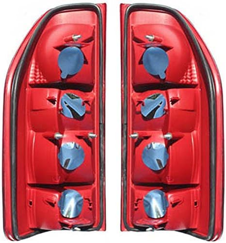 Miniatura 2 de Par de luces traseras traseras rojo+transparente compatible con Dodge Sprinter Freightliner mercedes benz 1995-2006