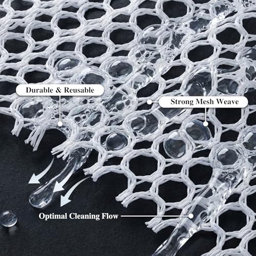 Image of inchCOSMIIC GREENS inch 7Pcs Mesh Laundry Bags for Delicates with Premium Zipper, Travel Storage Organize Bag, Clothing Washing Bags for Laundry, Blouse, Bra, Hosiery, Stocking, Underwear, Lingerie