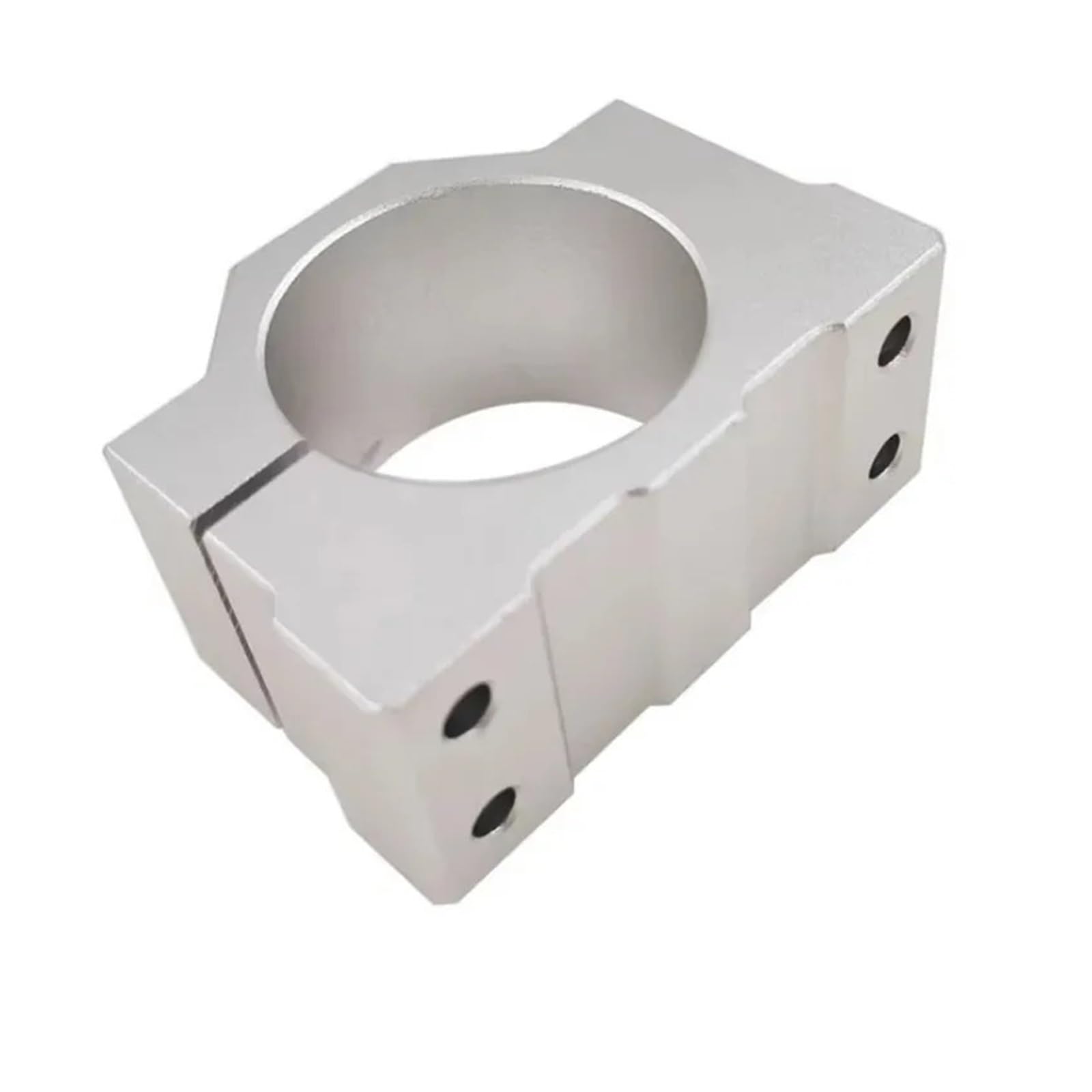 Lyvqzpwlr 80Mm Spindle Clamp， Cnc Spindle Motor Clamp， Cnc Carving Spindle Motor Clamp Mounting Bracket Aluminum Multiple Sizes(80Mm)
