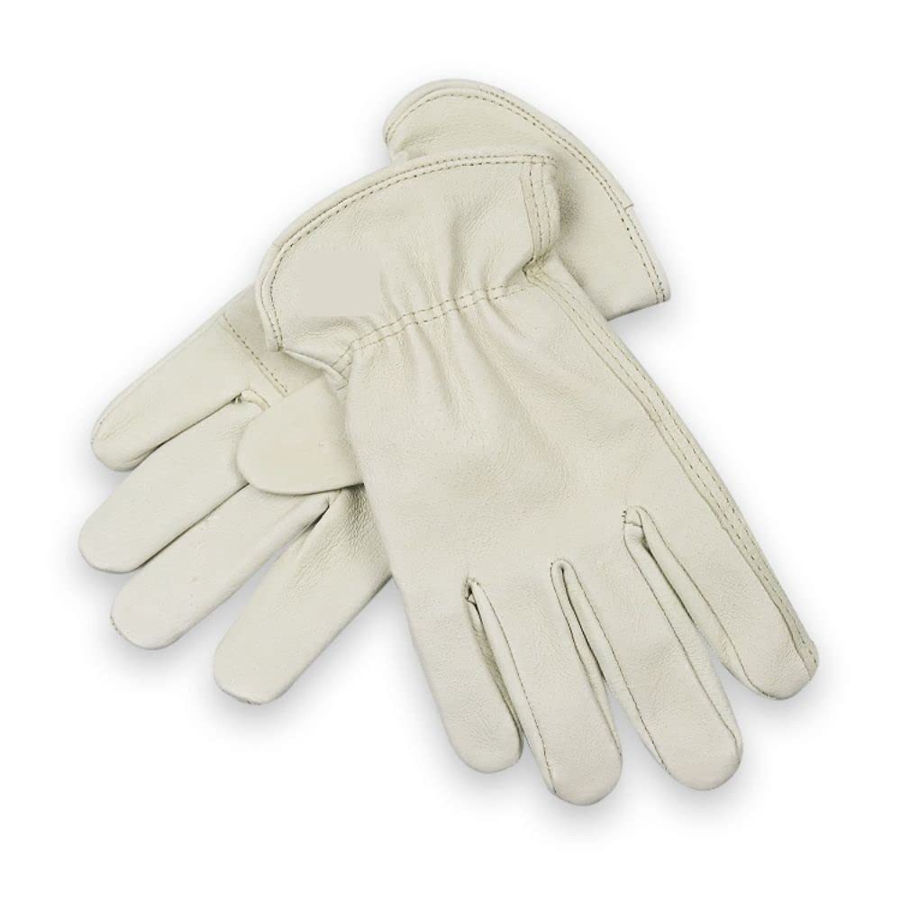 Gants de randonnée en cuir Gants de travail mécanicien Gants de conduite à froid (M)