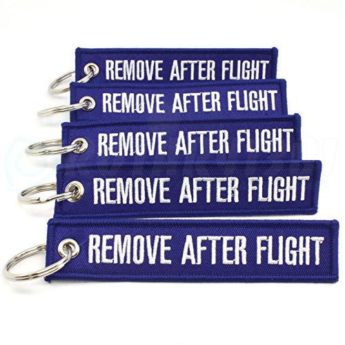 Rotary13B1 Remove After Flight Keychain - 5pcs - Blue
