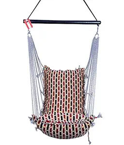 Hammock chair Hanging cotton single Patio Rope swing seat