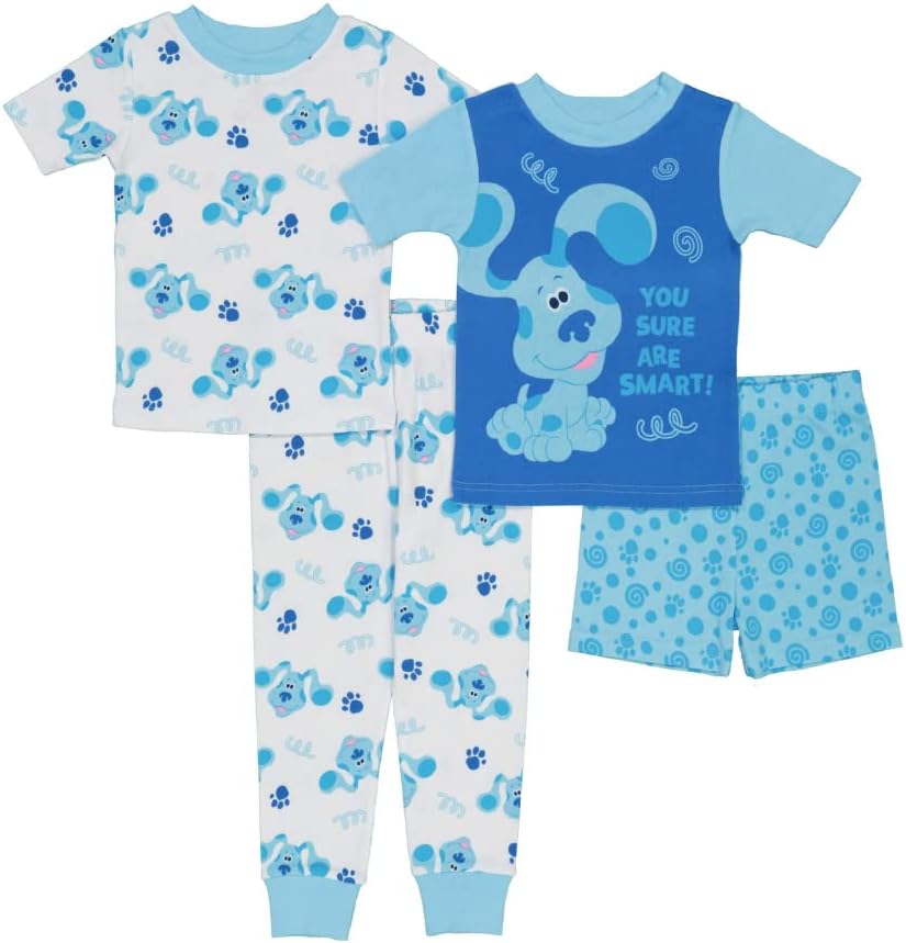 Nickelodeon Boy's Blues Clues Snug Fit Cotton Pajamas