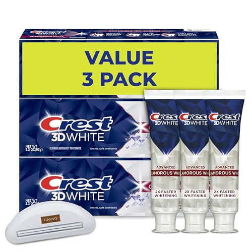 Crest Zahnpasta LuxPaks Squeezer für 3D White Advanced Glamorous White