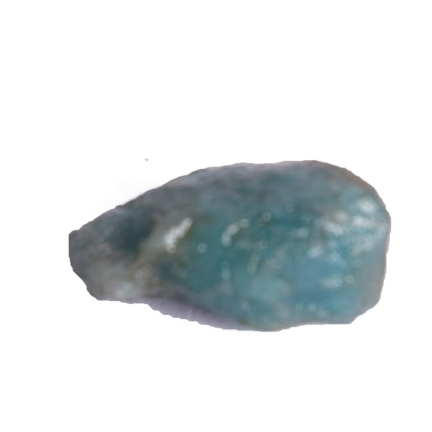 Rough Natural Aqua Sky Aquamarine Healing Crystal Loose Gemstone 9.35 Ct Certified Raw Rock Aquamarine Mineral Stone Specimen