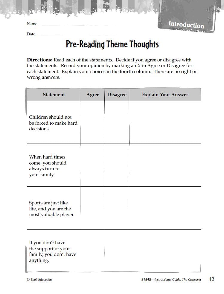 The Crossover: An Instructional Guide for Literature - Novel Study Guide for 4th-8th Grade Literature with Close Reading and Writing Activities (Great Works Classroom Resource - Image 5
