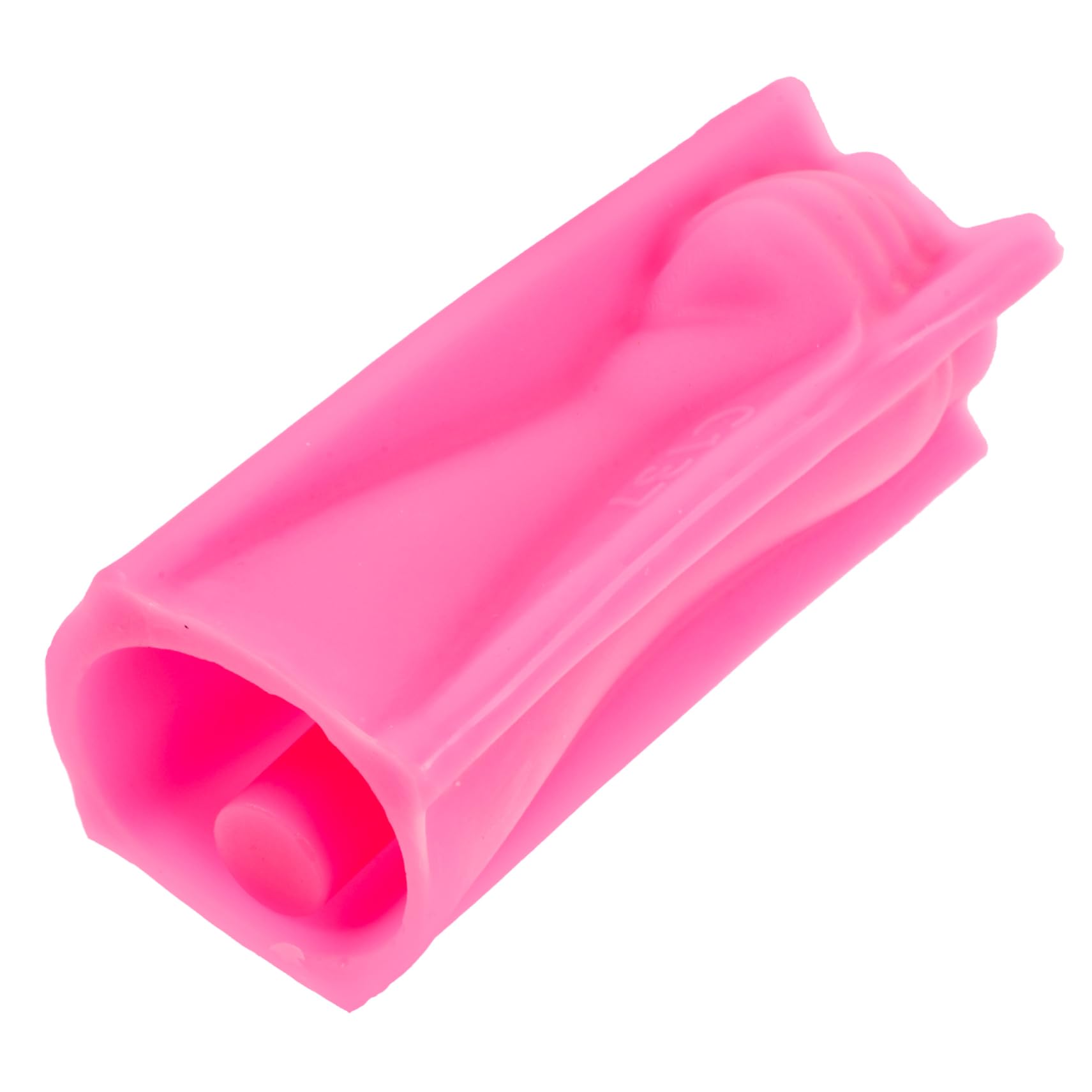 VILLCASE 2St Handgefertigte Blumentopfform handgemachte handmade künstlicher Farn zylindrisch epoxidharz formen Schminkpinsel Form für Zement Desktop-Deko-DIY-Form Rosa