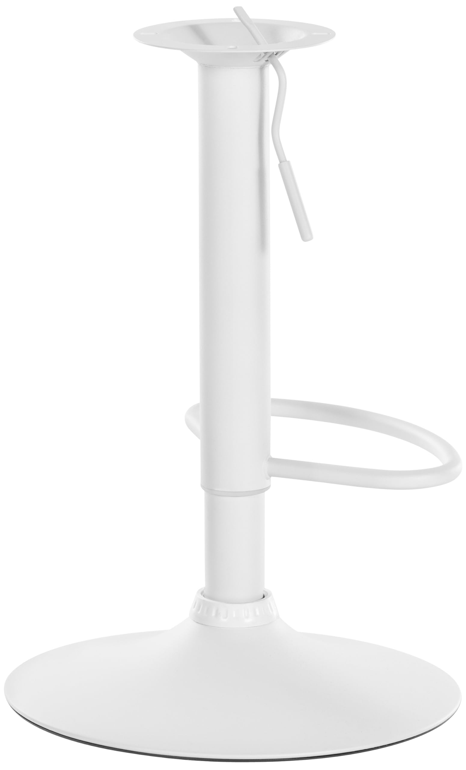 CLP XL-Gestell Für Barhocker I Verstärkte Barhockersäule I 8 X 8 Oder 10 X 10 cm Lochabstand I DIY Barhocker Bis 150 Kg | Farbe weiß Größe 10 x 10 cm