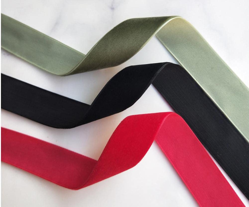 Ribbons For Gift Wrapping Ribbon For Fabric Satin Ribbons 22 Cm 2.5 Cm Aksamitna Wstążka Pojedyncza Stada Aksamitna Pasek Ręcznie Diy Bow Boże Narodzenie Wakacje-Złoty 143#