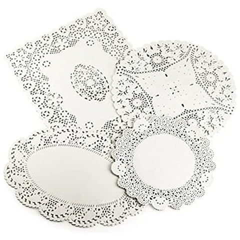 Lakeland 80 Assorted Vintage Paper Doilies Cover