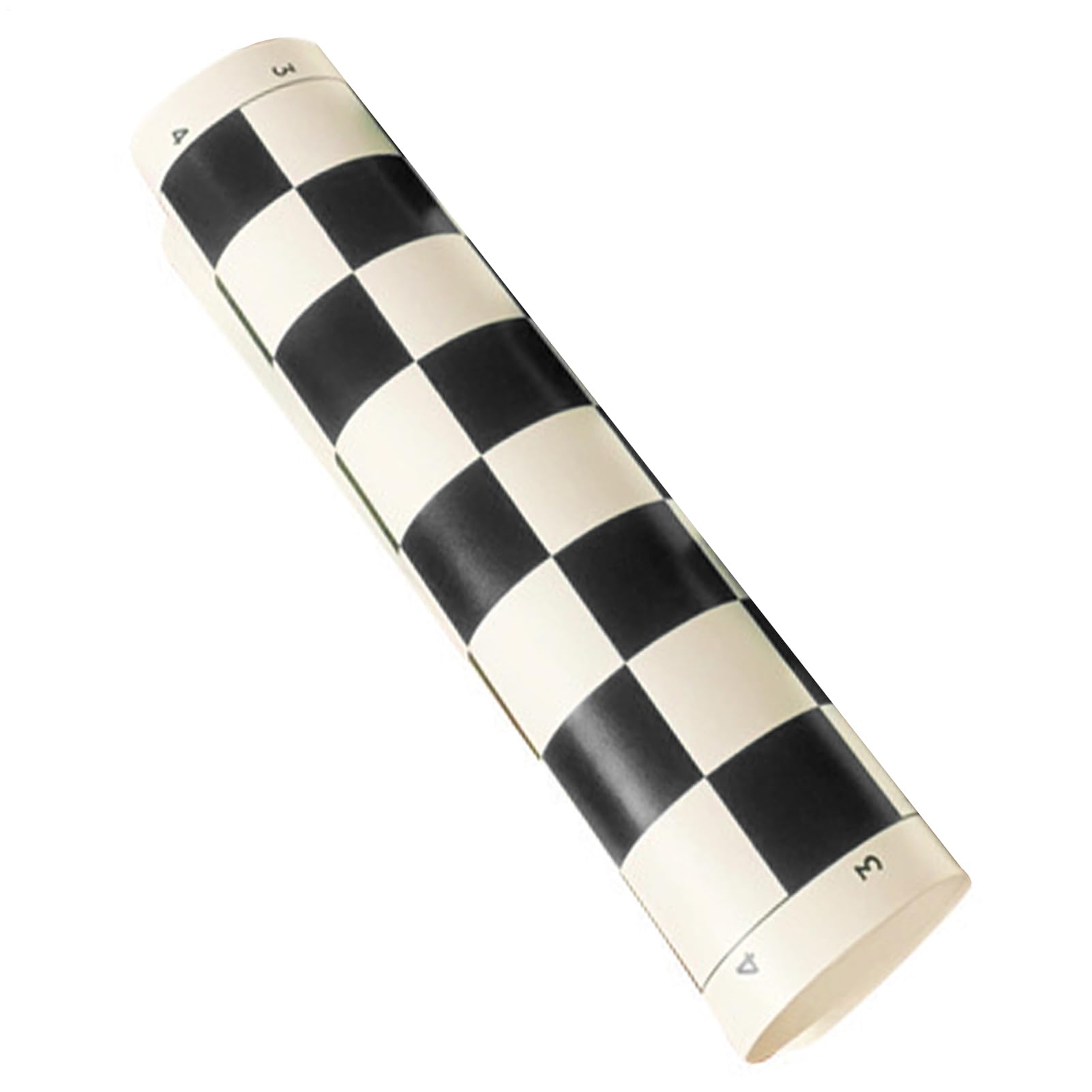 Tournament Chess Board – Folding Board, Rollable Chessboard | Portable Chess Mat for Checkers, Durable Vinyl Roll-Up Game, Regulation Size Tournament Game Pad for Kids Adults During Family