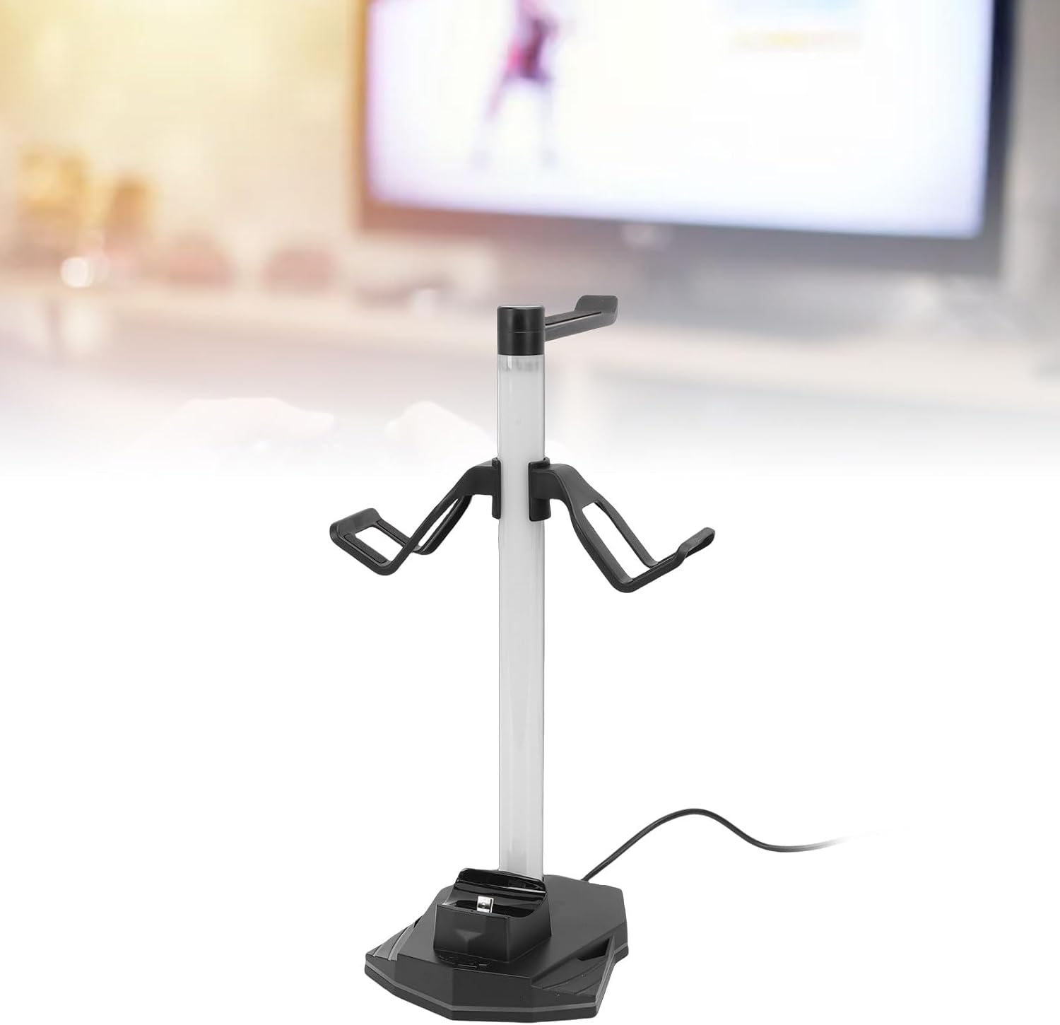 Soporte para Mando de Juegos con Iluminación RGB, Base para Controlador - Detalles gráficos, modelado de personajes y ambientación