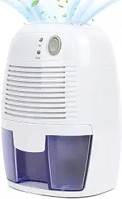 22 * 15 * 13 cm Desumidificador de Ar, 500ml Desumidificador de Ar Antimofo, Ideal para Quartos, Guarda-Roupas e Escritórios - Elimina Umidade, Odores e Fungos- Bivolt