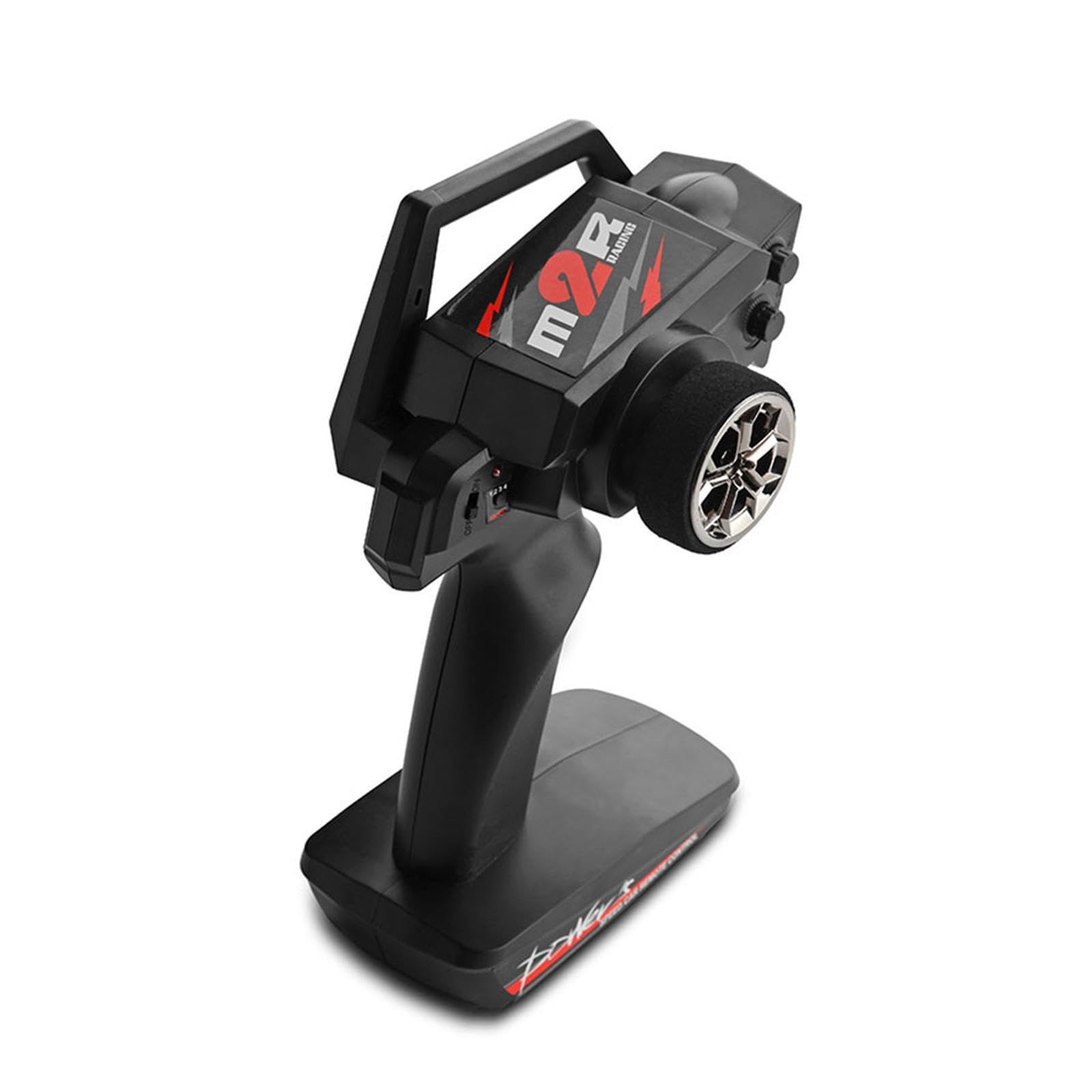 Control remoto para coche RC, transmisor RC de alto rendimiento de 4 canales para piezas coche 1/12, rendimiento confiable, Para carrera control mejorada, pieza repuesto electrónica