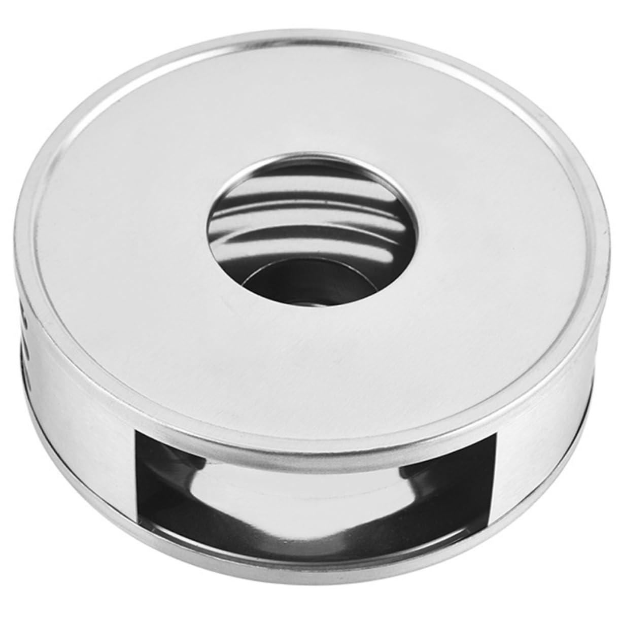 HOLIDYOYO Stainless Steel Teapot Heater Elegant Tea Warmer Base for Home Office and Tea Houses Practical Design Present