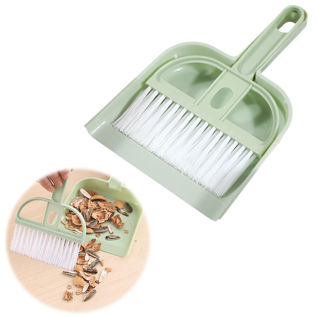 Mini Set Paletta E Spazzola Per Pulizia - Portatile Per Scrivania, Auto, Casa | Design Compatto - Foto 6