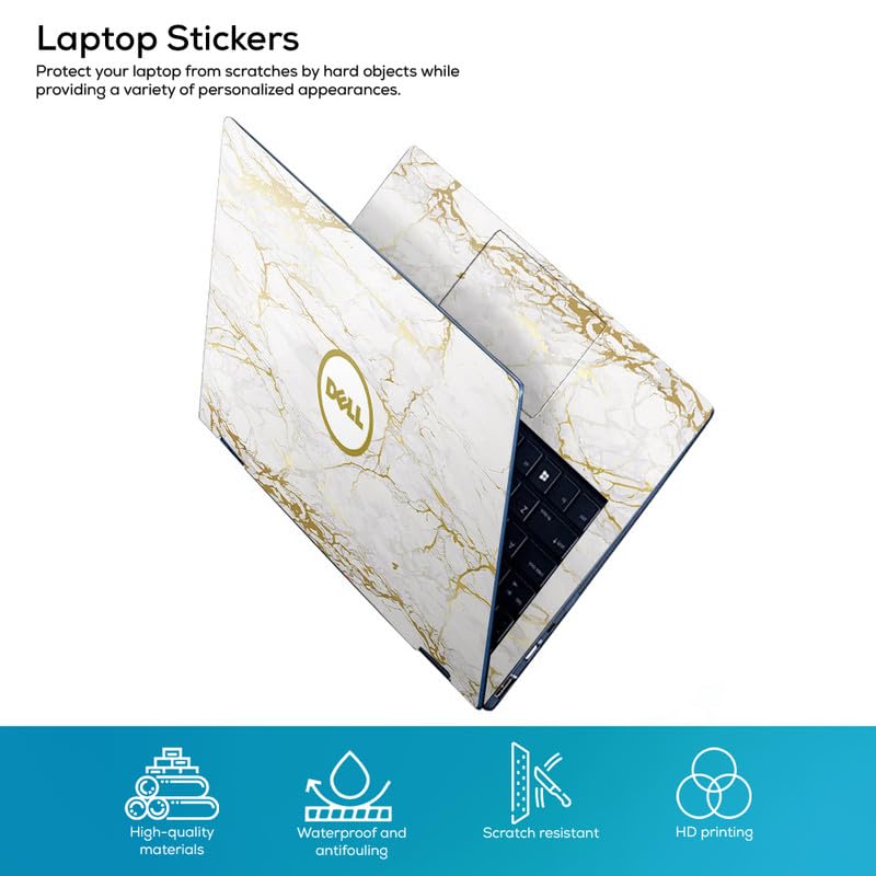 Image of Galaxsia DSGN 309 Full Body Laptop Skin Bubble-Free| Laminated & Removable | HD Quality Sticker for Laptops Upto 15.6 Inches Compatible with DELL