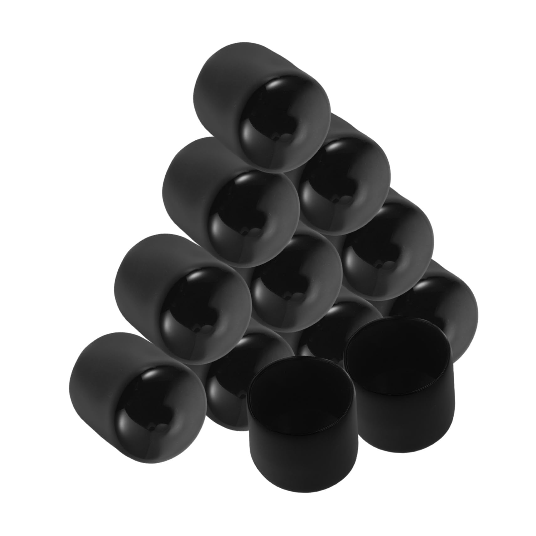 Unomor 12pcs Plastic Pipe Plugs Screw Cap Covers for Water Pipe Protection Flexible PVC Material Compact Size