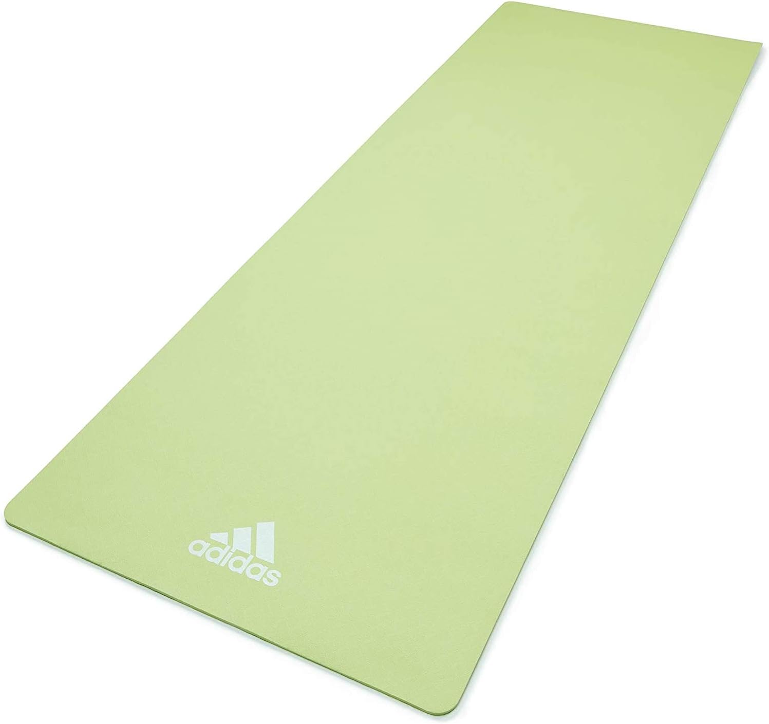 adidas Yoga Mat Thick 8mm EVA Foam Non Slip Exercise Workout Mats for Men and Women – Ideal for Home Gym Fitness, Yoga, Pilates, Studio – Lightweight, Rollable, Foldable (69″ L x 24″ W)