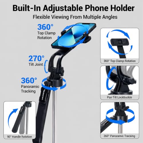 ABORON Silla de Camping Sobredimensionada con Soporte de Teléfono Ajustable, 500 lb miniatura 6