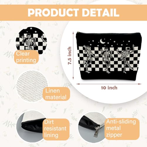 Spookygiftsforwomengothmakeupbagcosmeticpouchgothicgiftsforwomenhorrorgiftsforwomenspookydancingskeletonmakeupbagpouchhalloweenmakeupbag Urban Country Home Decor Spooky gifts for women goth makeup bag cosmetic pouch gothic gifts for women horror gifts for women spooky dancing skeleton makeup bag pouch halloween makeup bag urban country home decor