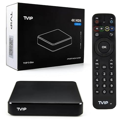TVIP605 SE 4K Ultra HD 3D TV Box Dual System Linux&Android Amlogic S905X Quad Core Dual Band WiFi